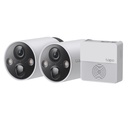[C420S2] Tapo by TP-Link - Kit de 2 Cámaras Bullet HD [2K con Batería Recargable WiFi