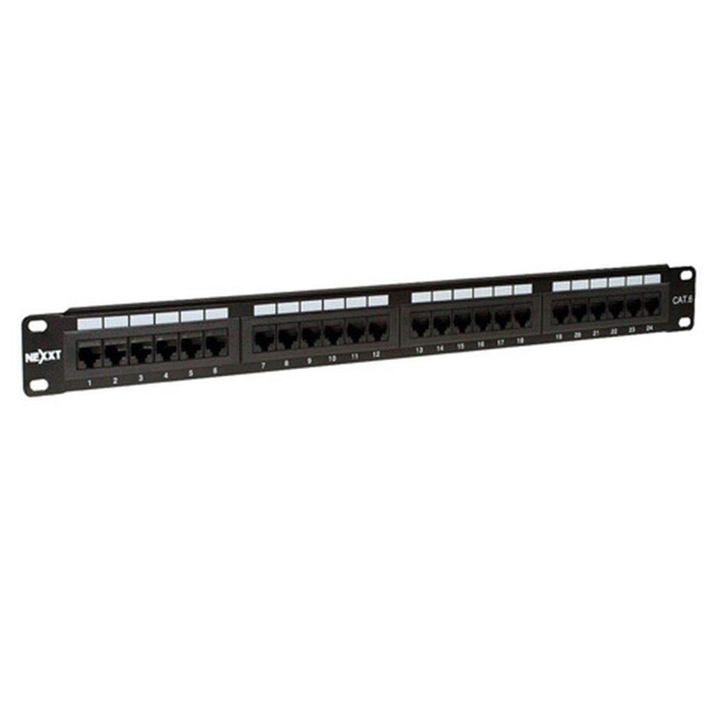 [AW191NXT06] Nexxt - Patch Panel 24 Puertos CAT6E (Categoria 6E)