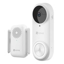 [CS-DB2-A0-2C5WPBR] Ezviz - Kit Video Portero Wi-Fi 2K+ 5MP Detección Inteligente Comunicación Bidireccional con Batería de 5200 mAh
