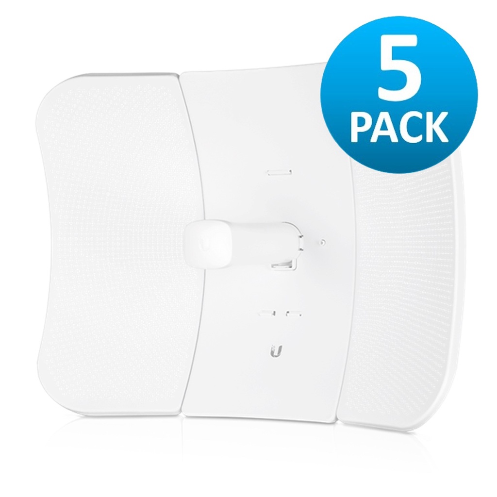 [LBE-5AC-LR-5] Ubiquiti - LiteBeam 2x2 MIMO airMAX AC Long Range CPE 450 Mbps 5 GHz 26dBi [5-Pack]