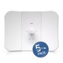 [LBE-5AC-LR-5] Ubiquiti - LiteBeam 2x2 MIMO airMAX AC Long Range CPE 450 Mbps 5 GHz 26dBi [5 Unidades]