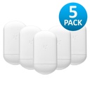 [LOCO5AC-5] Ubiquiti - NanoStation airMAX loco5AC CPE 450 Mbps 5 GHz con Antena Integrada de 13 dBi [5 Unidades]