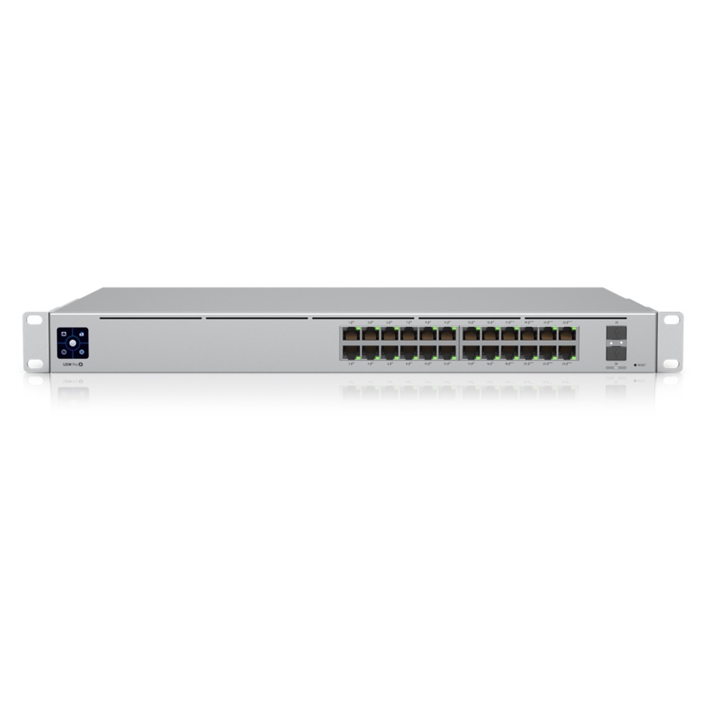 [USW-PRO-24-POE] Ubiquiti - Switch UnifFi Capa 3 Gigabit de 24 Puertos PoE 802,3at/bt + 2 Puertos 1/10G SFP