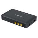 [KP1-EC] Marsriva -  Mini UPS Inteligente 8.000Mah 18W 5 Puertos 4DC y 1USB