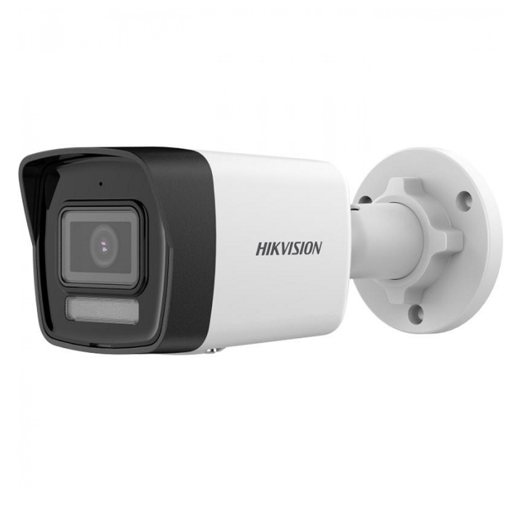 [DS-2CD1043G2-LIU(2.8mm)] Hikvision - Cámara HD Bullet con Audio IP 2K [4MP] Lente 2.8mm Acusense Dual Light [Metal/Plástico]