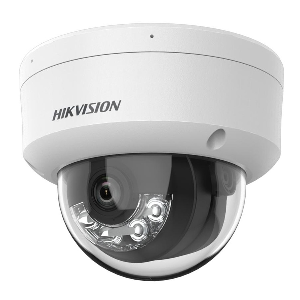 [DS-2CD1143G2-LIU(2.8mm)] Hikvision - Cámara HD Domo con Audio IP 2K [4MP] Lente 2.8mm Acusense Dual Light [Metal/Plástico]