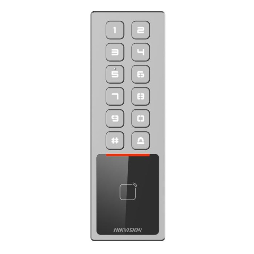 [DS-K1T805EBWX] Hikvision - Terminal de Control de Acceso Tarjeta EM Card, PIN y Bluetooth