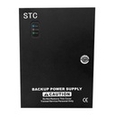 [STC-FC20A18CHB] STC- Fuente Centralizada 18 Canales 12V 20Amp con Respaldo por Bateria (No incluida)