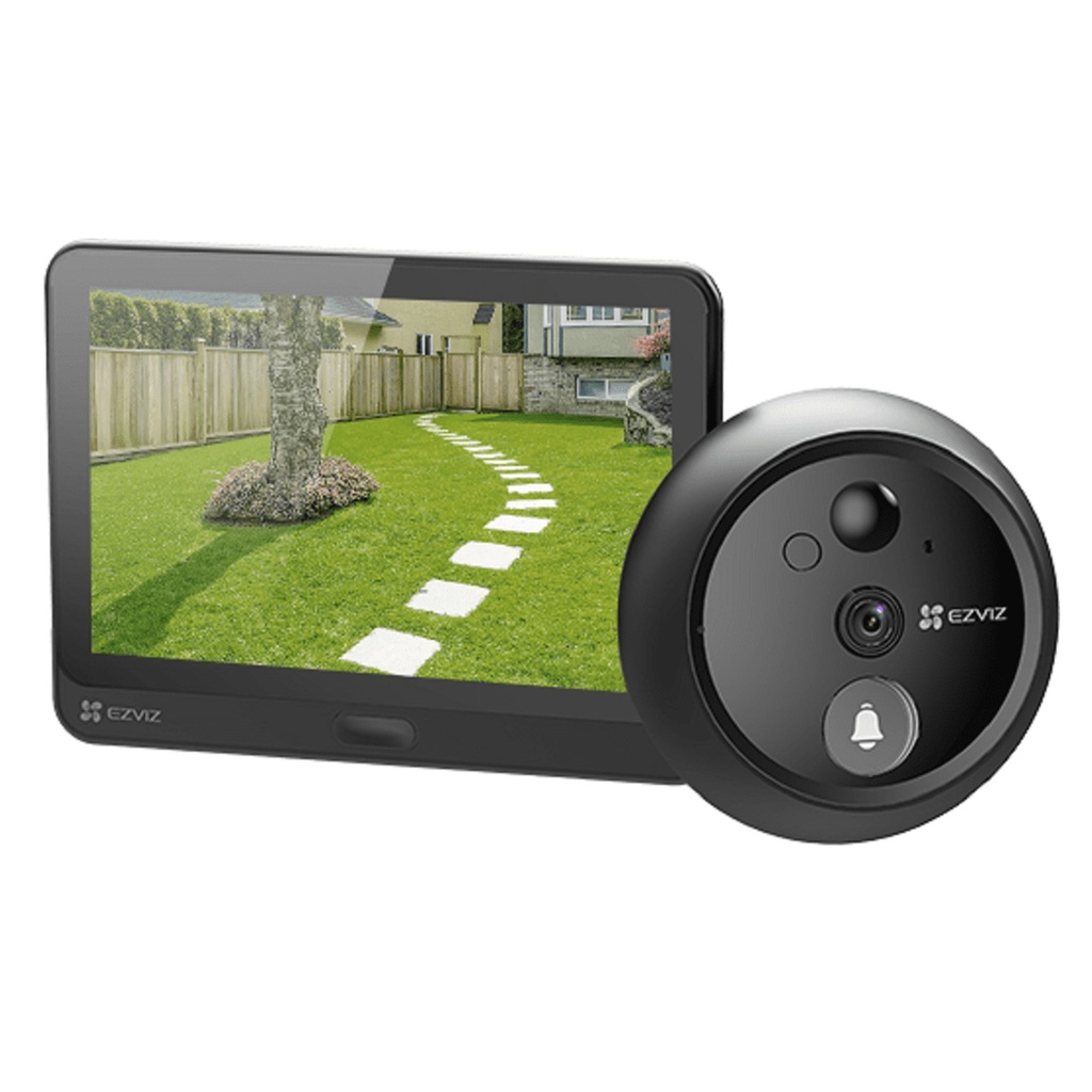 [CS-HP4-R100-6E2WPFBS] Ezviz - Timbre Inteligente Video Portero Inalambrico con Bateria 1080P [2MP] Pantalla 4.3" Interior [Serie H]