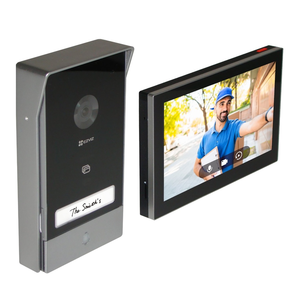 [CS-HP7-R101-1W2TFC] Ezviz - Video Portero Doméstico Inteligente Inalambrico 2K [4MP] Pantalla 4.3" Interior/Exterior [Serie H]