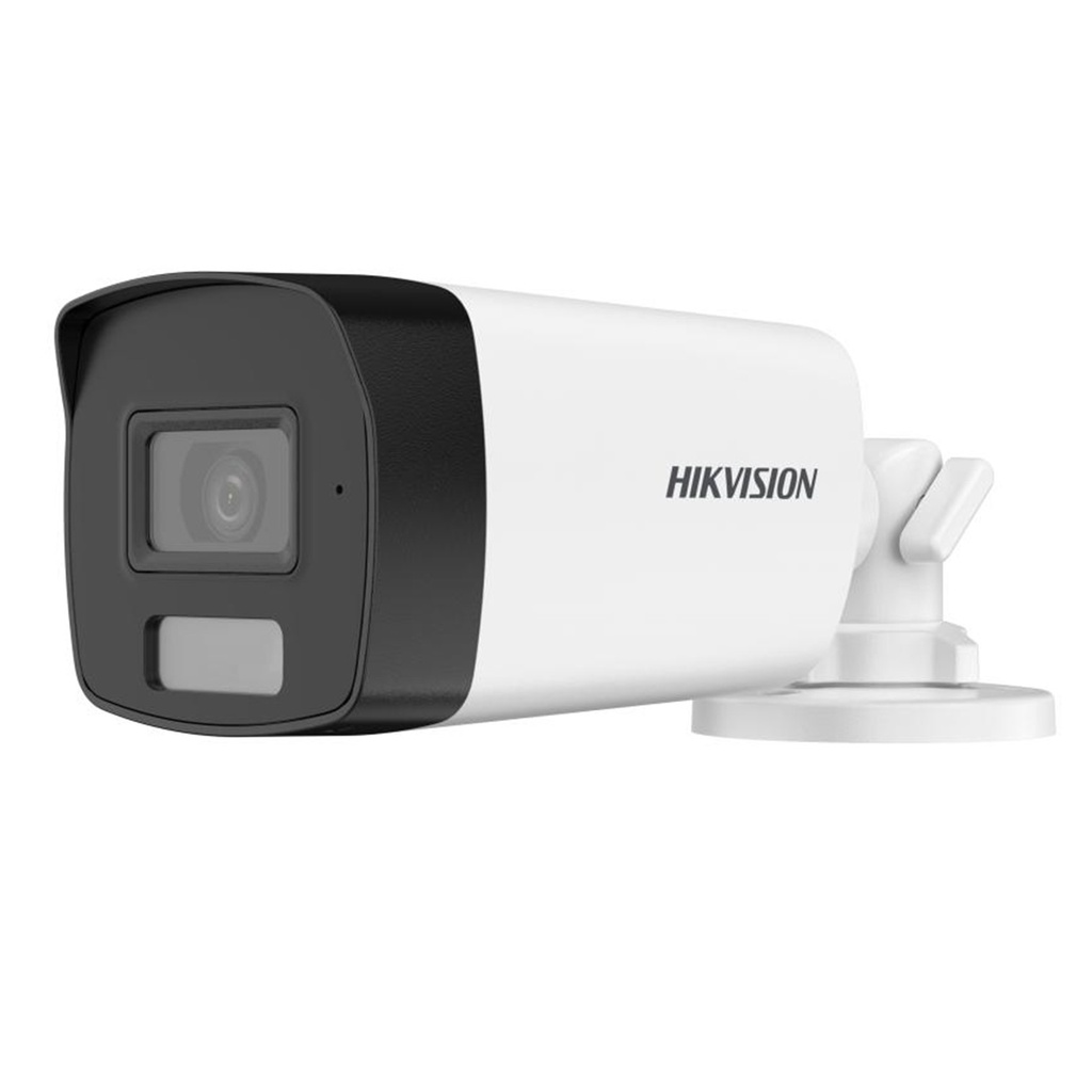 [DS-2CE17K0T-LFS(2.8mm)] Hikvision - Cámara HD Bullet con Audio Hibrida ColorVU/B/N 3K [5MP] Lente 2.8mm [Metal/Plástico]