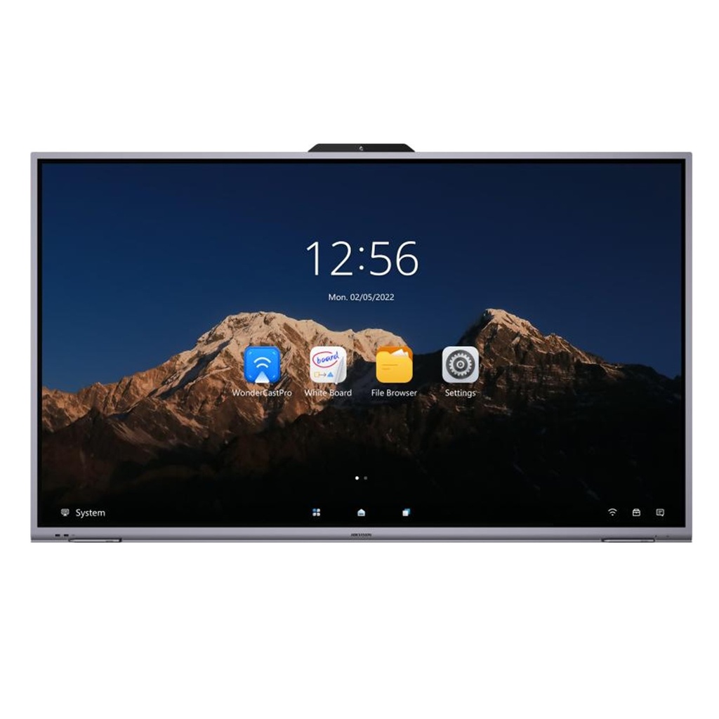 [DS-D5B75RB/D] Hikvision - Pantalla Interactiva Tactil Android 11 Ultra HD 4K 3840 × 2160 de 75" con Cámara y Microfono [Incluye Base de Pared]