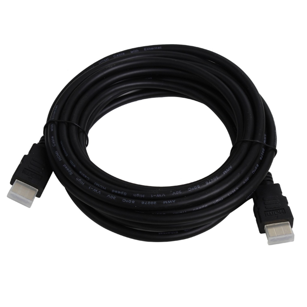 [STC-HDMI5M] STC - Cable HDMI Macho Doble HD Goma Negro [5 Metros]