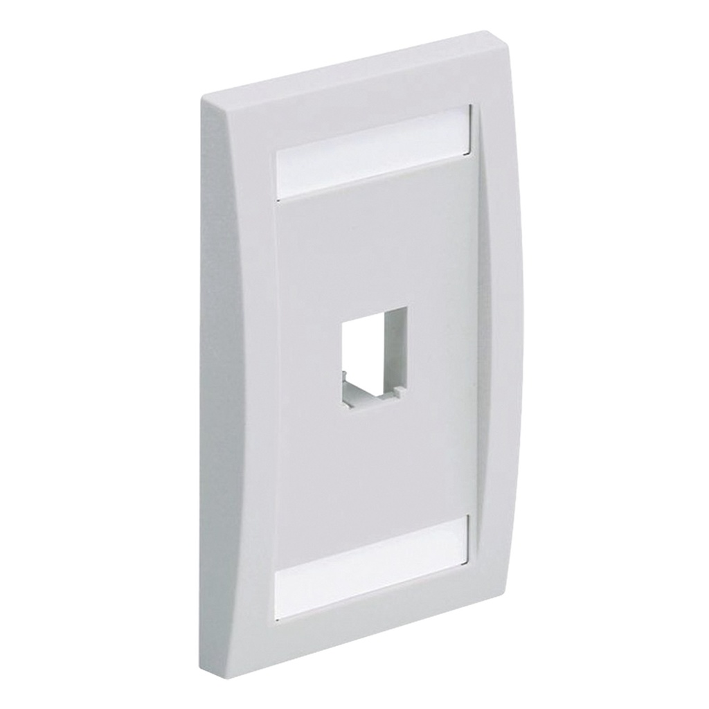 [CFPE1IWY] Panduit - Face Plate Placa Frontal de Pared Ejecutivo para Keystone 1 Puerto Pan-Net Blanco [Unidad]