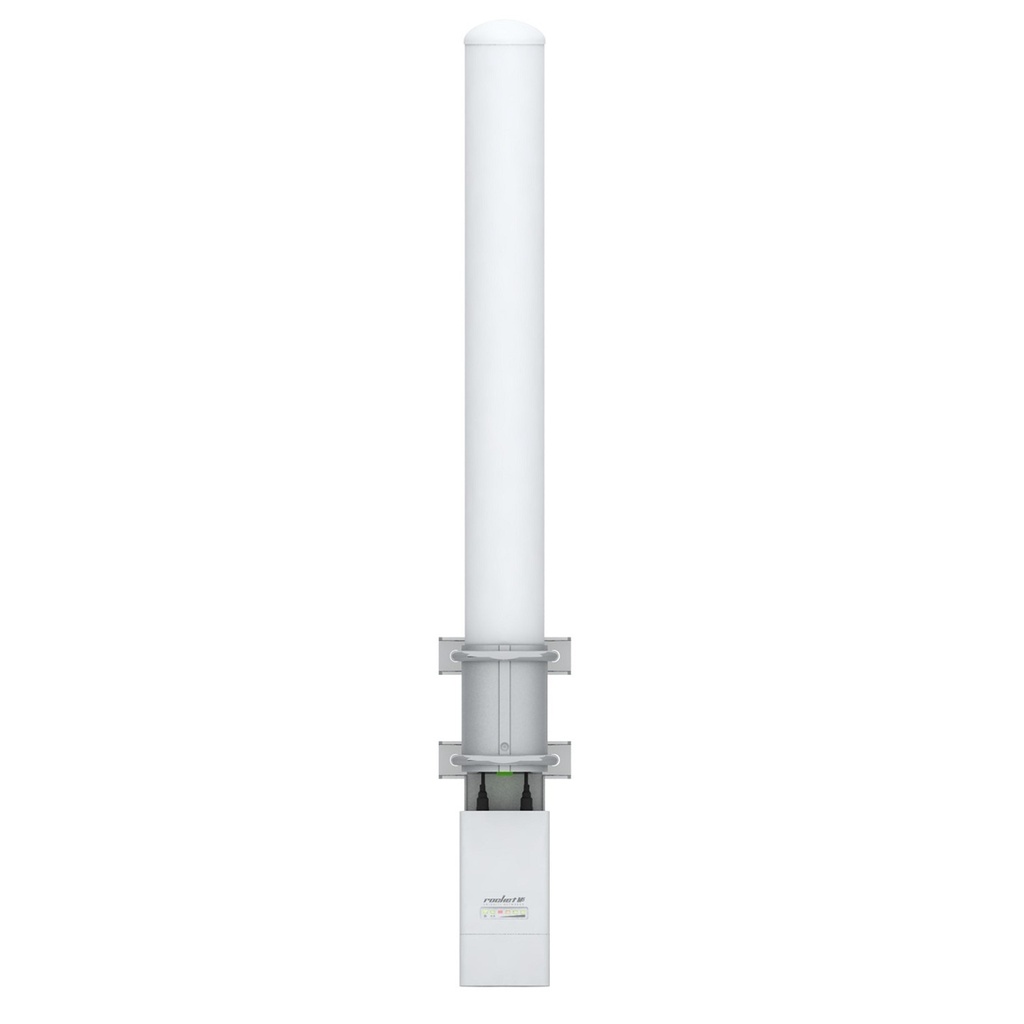 [AMO-5G13] Ubiquiti - Antena Omnidireccional Cobertura de 360° Doble polaridad MIMO 2x2 Frecuencia 5 GHz [5.45-5.85 GHz] de 13 dBi