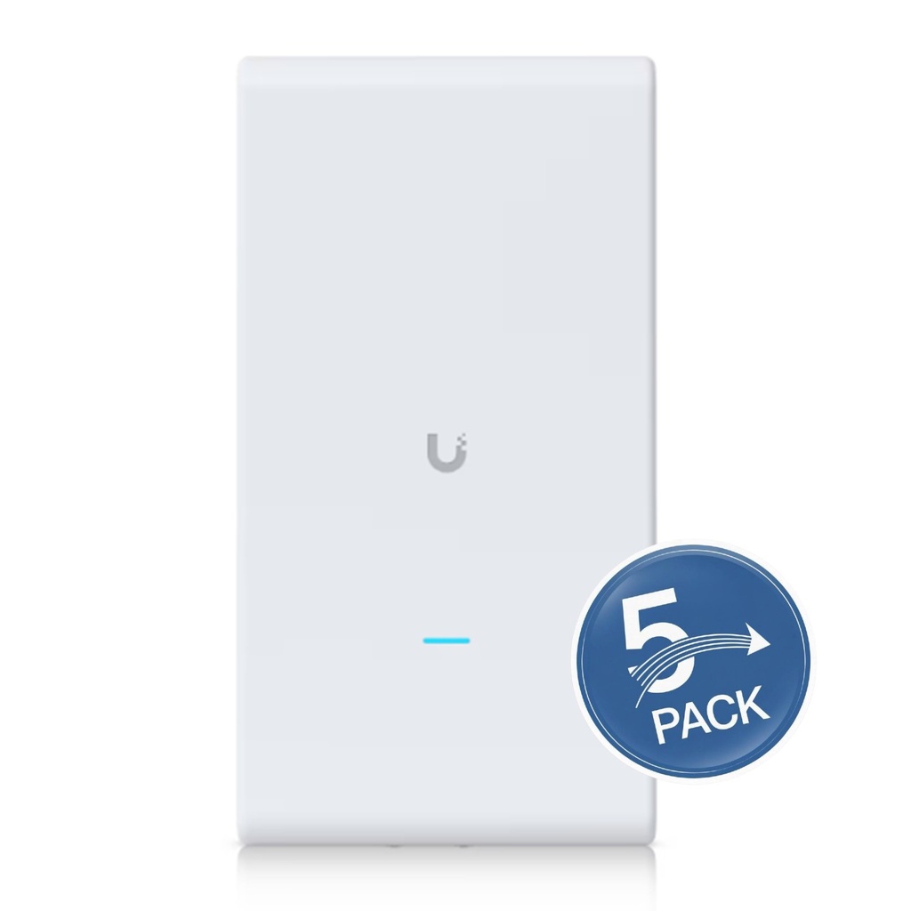 [UAP-AC-M-PRO-5] Ubiquiti - Punto de Acceso UniFi para Mesh en exterior Antena Integrada 360 Grados 802.11ac MIMO 3X3 [5 Unidades]