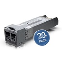 [UACC-OM-MM-10G-D-20] Ubiquiti - UFiber Módulo SFP+ 10G Transceptor MiniGibic MultiModo 10Gbps Hasta 300 Metros Conectores LC [20 Unidades]