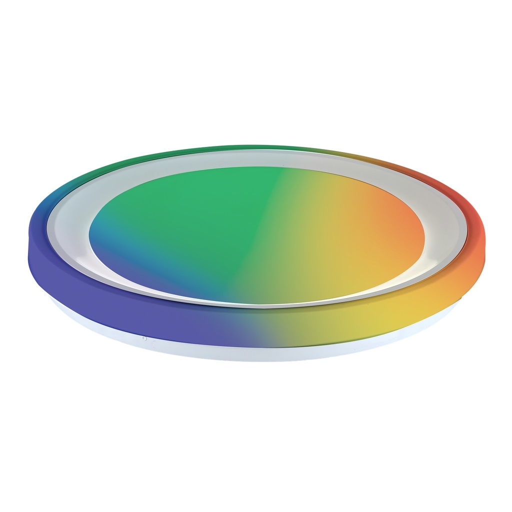 [S-632-RGB] Lucerna - Lampara de Techo Plafon Decorativo Rainbow RGB 36W [510mmx80mm] C/Control Superficial