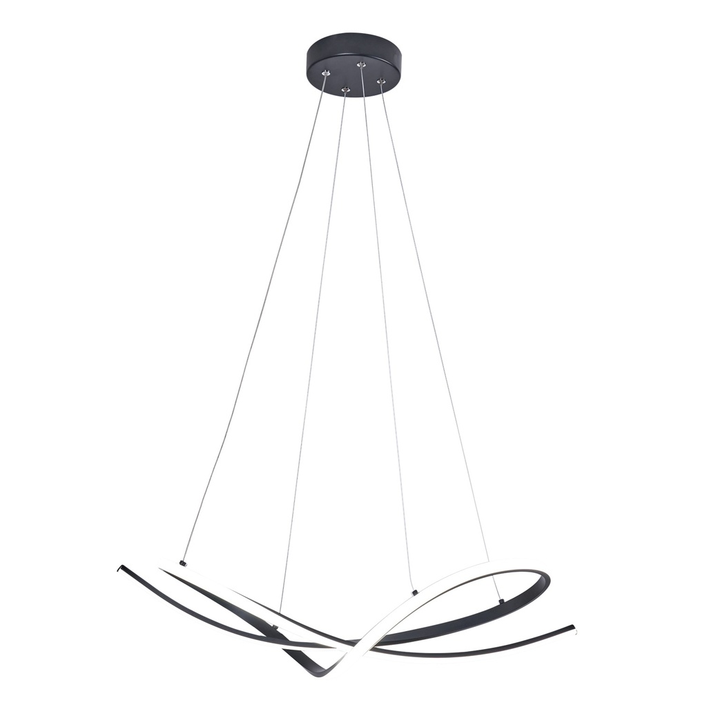 [S-02C1-N] Lucerna - Lampara Colgante Decorativa Pandora 40W Negra [620x310x1200mm] C/Control Dimerizable 3K-4K-6K 