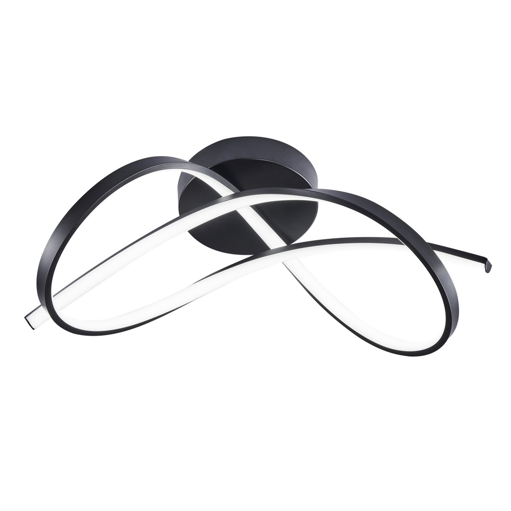 [S-02T2-N] Lucerna - Lampara de Techo Decorativa Pandora 30W Negra [490x255x175mm] C/Switch 3 tonos 3K-4K-6K 