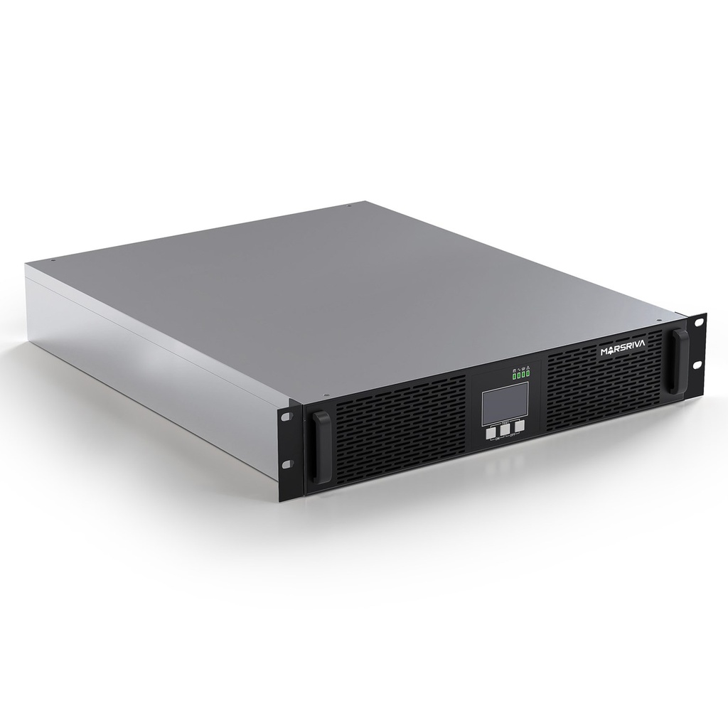 [MR-US3KRT] Marsriva - UPS 3KVA 220V IN/OUT 3KVA/3KW 12V/7AH x 6