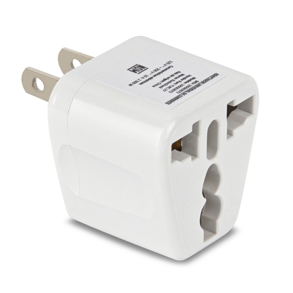 [ADA034-1] Adaptador Europeo a Americano 3 Pin [Unidad]