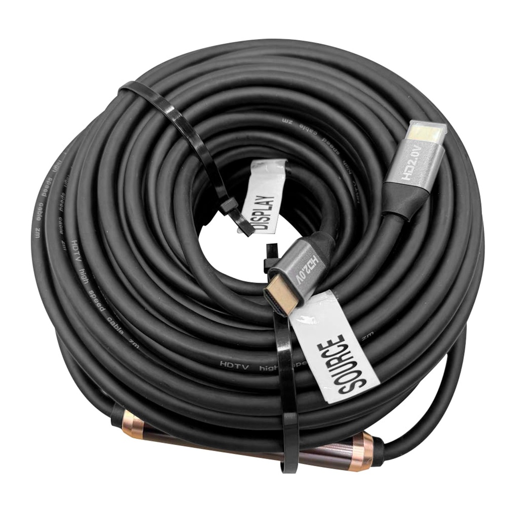 [CAB140] Cable HDMI Macho Doble HD 2K/4K V2.0 con Chip [40 Metros]