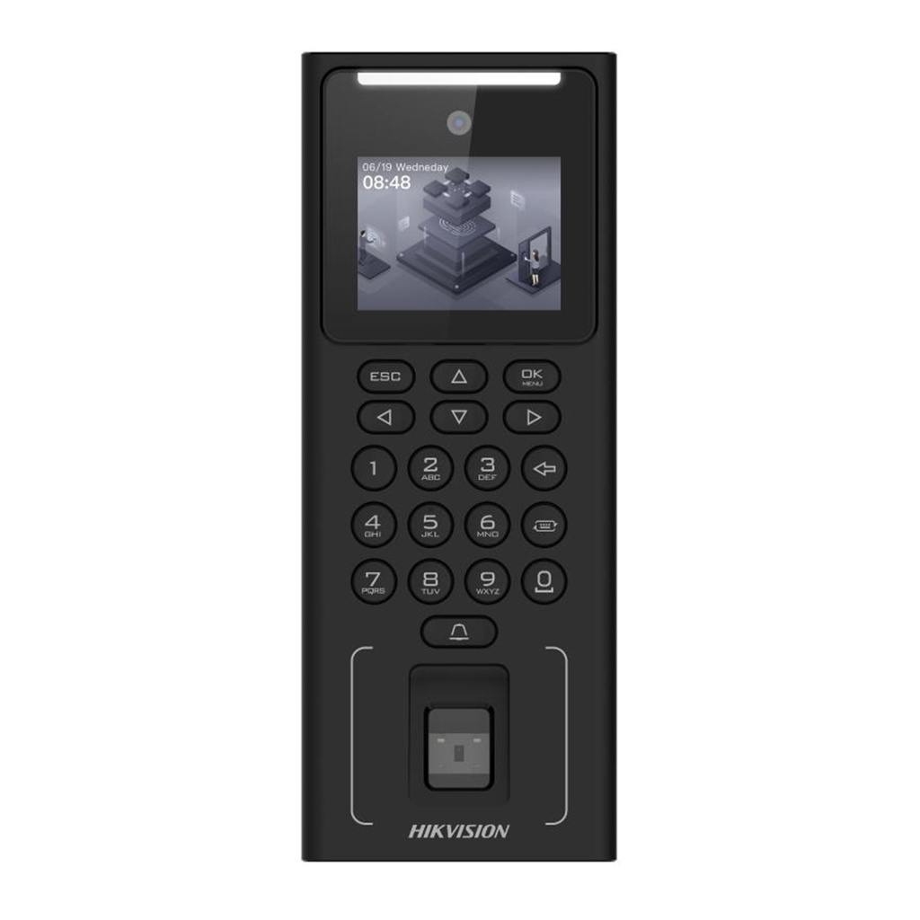 [DS-K1T321MFWX] Hikvision - Terminal Min Moe Wifi Facial Tarjeta Mifare Control de Acceso o Asistencia