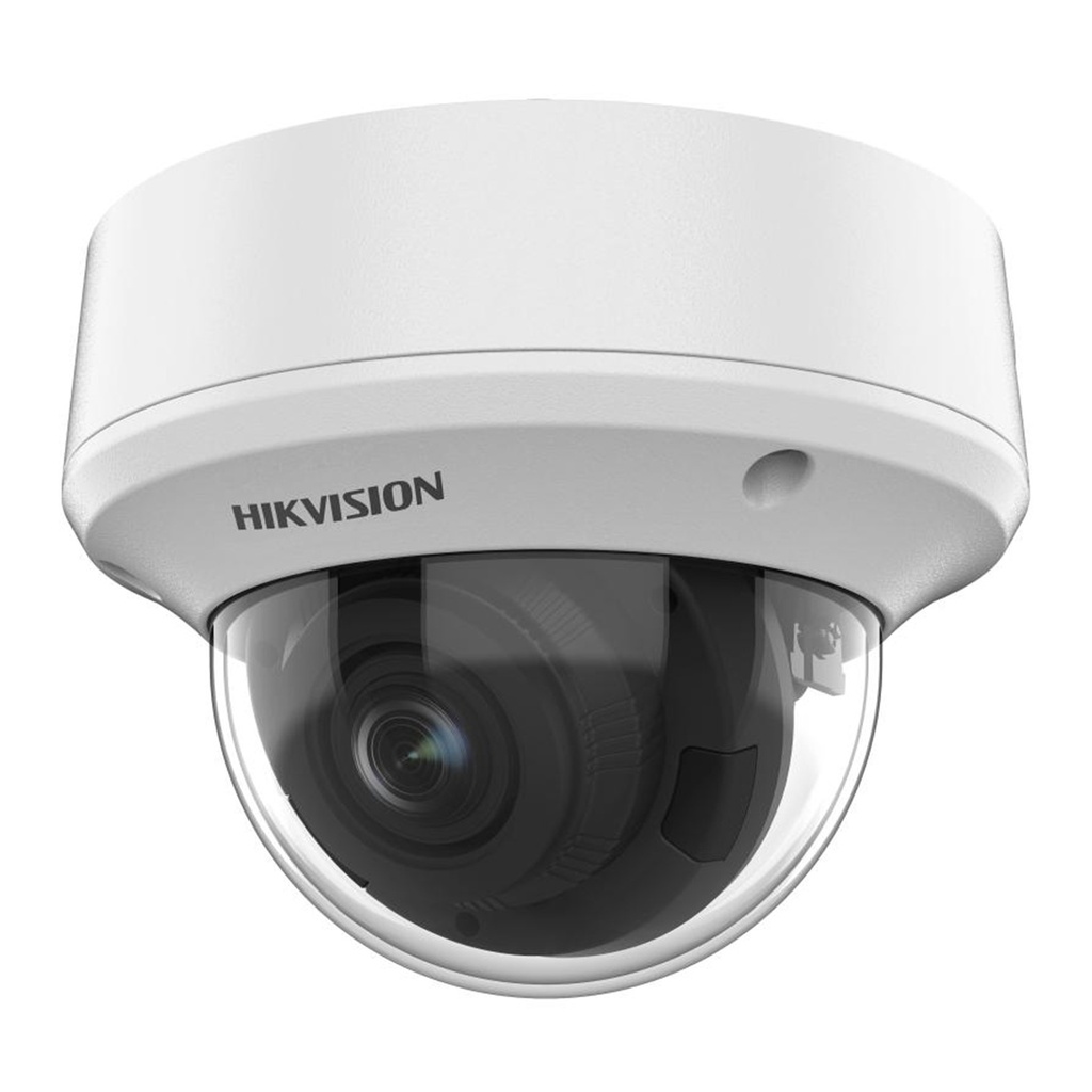 [DS-2CE5AU1T-VPIT3ZF2.7-13.5mm] Hikvision - Cámara HD Domo 4K [8MP] Lente Motorizado 2.7 a 13.5mm / 40 mts IR EXIR/ IP67 [Metalico]