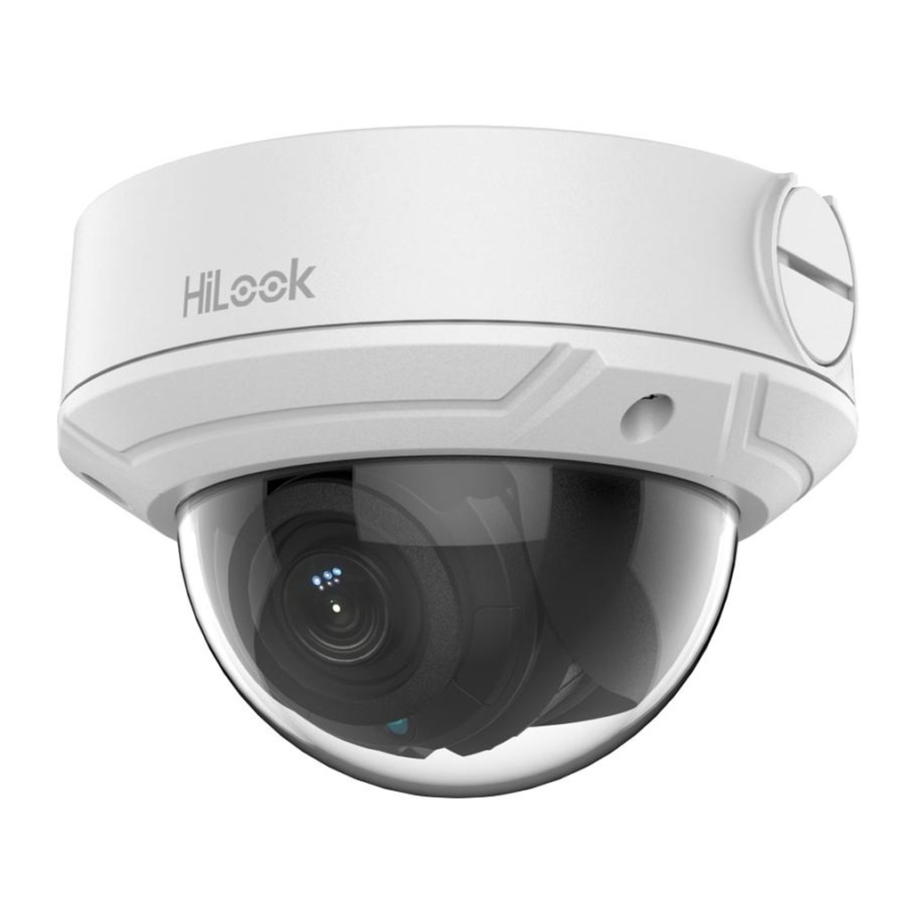 [IPC-D640H-Z(2.8-12mm)] Hilook - Cámara Domo 2K [4MP] Lente Motorizado 2.8 a 12mm/ 30mts IR/ IP67/ PoE/ WDR120 dB IK10 [Metal/Plástico]