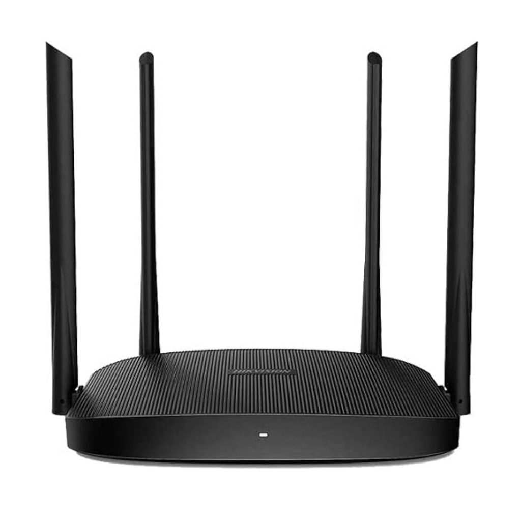 [DS-3WR12GC] Hikvision - Router Inalambrico Wisp Gigabit Doble Banda hasta 1200Mbps 3 Puertos Lan 10/100/1000 + 1 Puerto Wan 10/100/1000 4 Antenas Externas Omnidireccional 5dBi