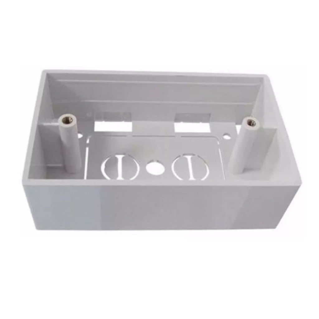 [ATO-BOX42] Beconnect - Cajetin Superficial 4x2 Color Blanco [Unidad]