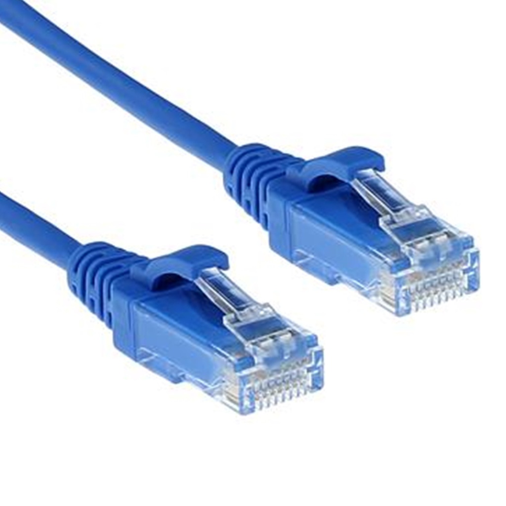 [ATB-PCC5COP] Beconnect- Patch Cord UTP CAT5e (Categoria 5e) 100% Cobre (Azul) [0,5 Metros] [Unidad]
