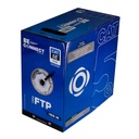 [ATB-CFC5OUTCCA1] Beconnect - Cable FTP Apantallado CAT5e (Categoria 5e) CCA Doble Chaqueta Exterior (Negro) [Bobina 100 Metros]