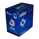 [ATB-CFC6OUTCCA1] Beconnect - Cable FTP Apantallado CAT6 (Categoria 6) CCA Doble Chaqueta Exterior (Negro) [Bobina 100 Metros]