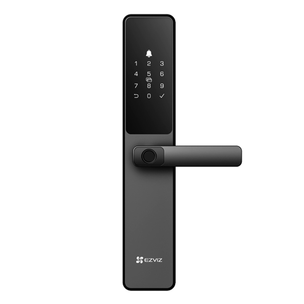 [CS-DL05-R100-WBCP-GR(M)] Ezviz - Cerradura de Cerrojo Inteligente con Conectividad Wi-Fi Directa de Alta Gama Diseñada para Hogares y Oficinas hasta 6 Formas Diferentes de Abrir