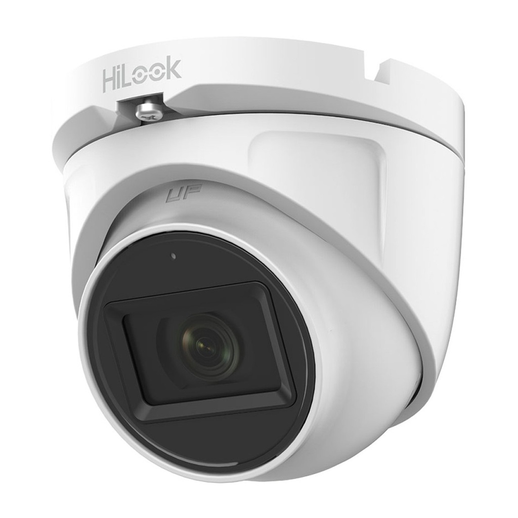 [THC-T120-MS(2.8mm)] HiLook - Cámara HD Domo con Audio 1080P [2MP] Lente 2.8mm [Metalico]
