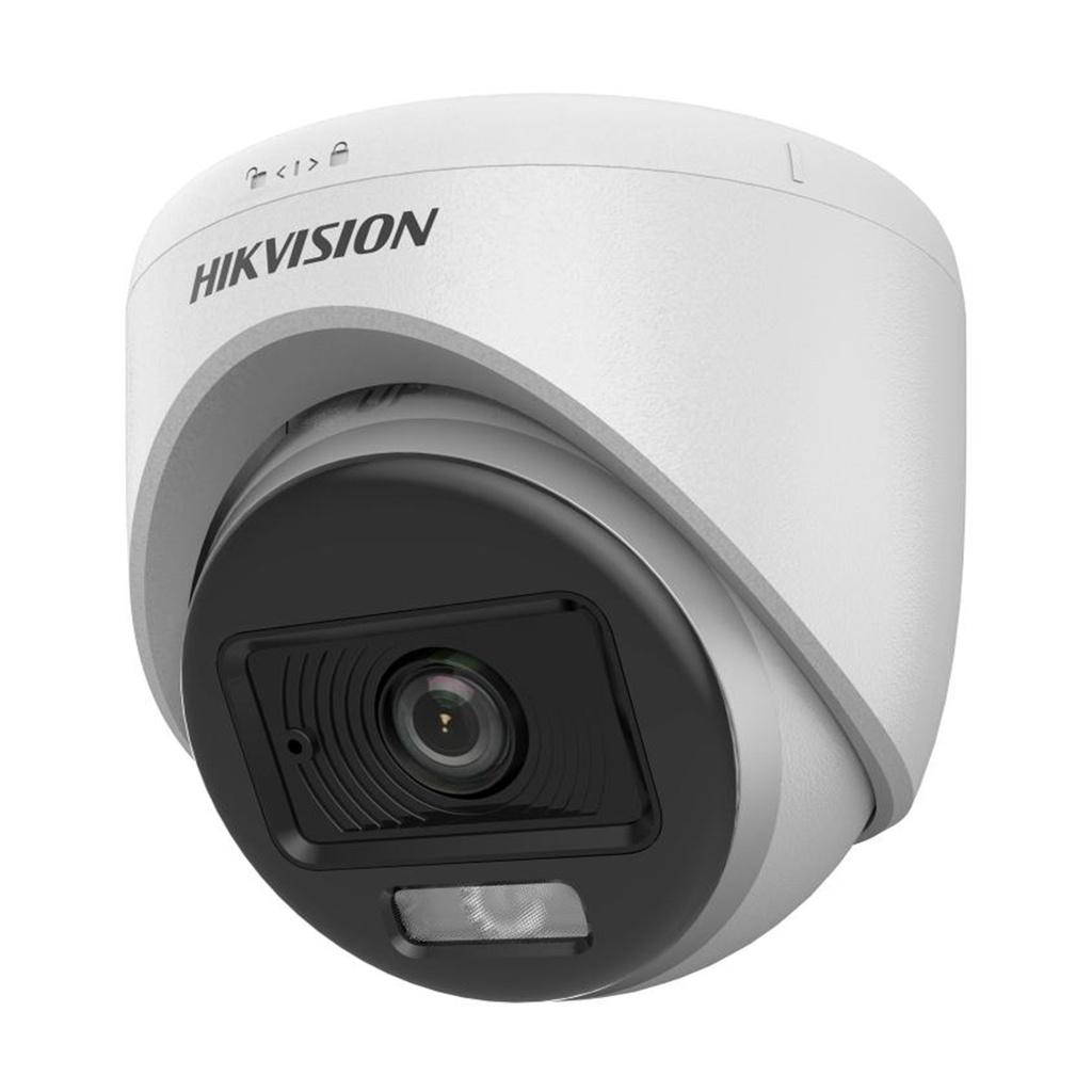 [DS-2CE70KF0T-LPFS(2.8mm)] Hikvision - Cámara HD Domo ColorVU Dual Ligth [3K] Lente 2.8mm [Plástico]