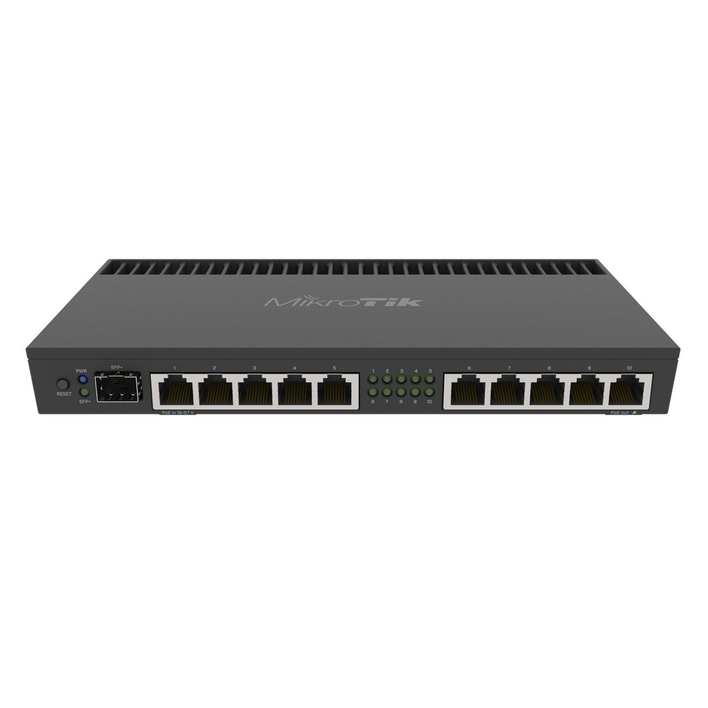 [RB4011iGS+RM] Mikrotik - RouterBoard CPU 4 Núcleos 10 Puertos Gigabit Ethernet 1 Puerto SFP+