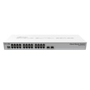 [CRS326-24G-2S+RM] Mikrotik - Switch Sistema Operativo Dual 24 Puertos Gigabit Ethernet y 2 Puertos SFP+