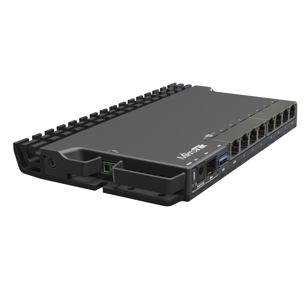 [RB5009UG+S+IN] Mikrotik - RouterBoard CPU 4 Núcleos 8 Puertos Gigabit 1 SFP+ solo RouterOS v7