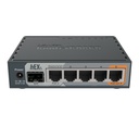 [RB760iGS] Mikrotik - (hEX S) Router Dual Core 5 Puertos Gigabit 1 Puerto SFP PoE in PoE Out