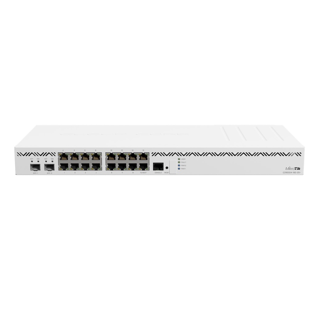 [CCR2004-16G-2S+] Mikrotik - Cloud Core Router 16 Puertos Gigabit