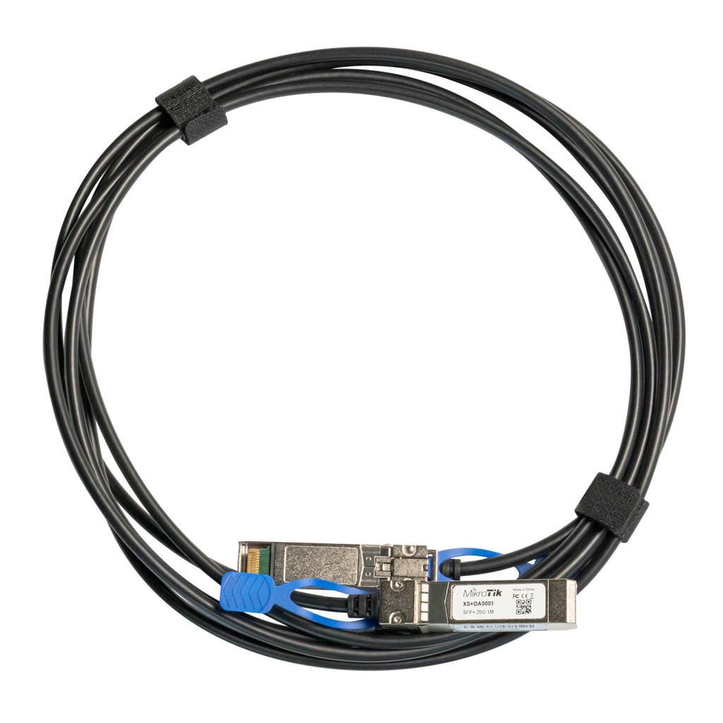 [XS+DA0001] Mikrotik - Cable de Conexión Directa SFP/SFP+/SFP28 1G/10G/25G 1M