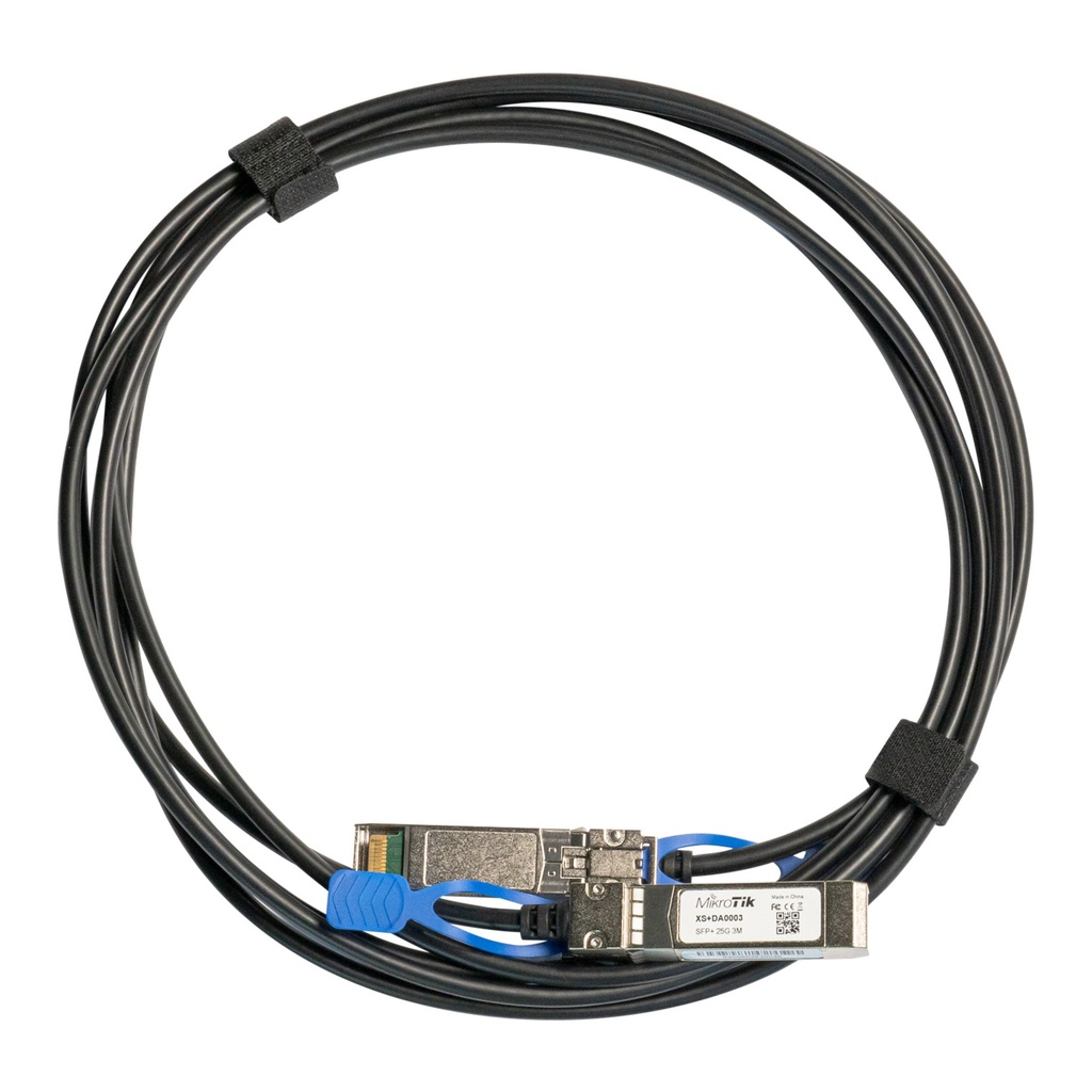 [XS+DA0003] Mikrotik - Cable de Conexión Directa SFP/SFP+/SFP28 1G/10G/25G 3M