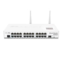 [CRS125-24G-1S-2HnD-IN] Mikrotik - Cloud Router Switch 24 Puertos Gigabit Ethernet 1 Puerto SFP 802.11b/g/n para Escritorio