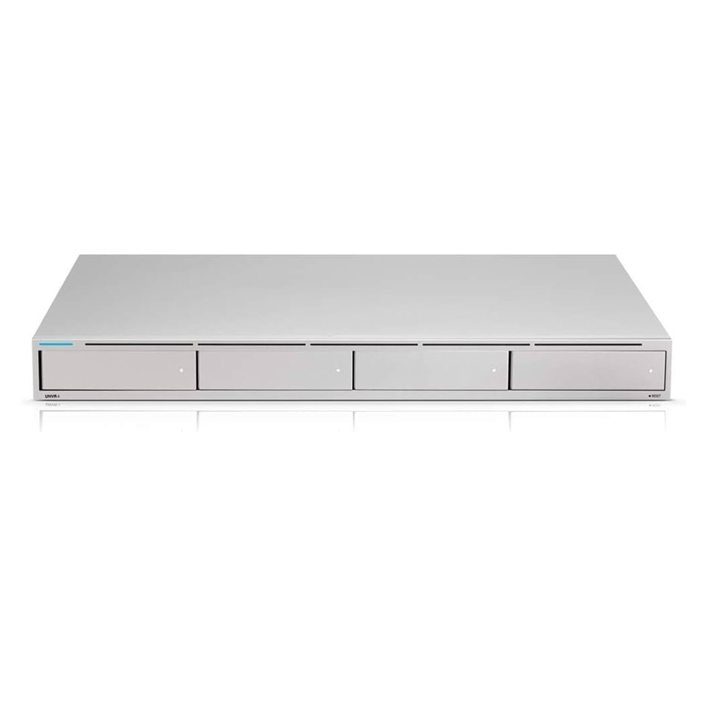 [UNVR] Ubiquiti - NVR Empresarial UniFi Protect de 4 Bahías de Disco Duro Recomendado para hasta 50 Cámaras Full HD