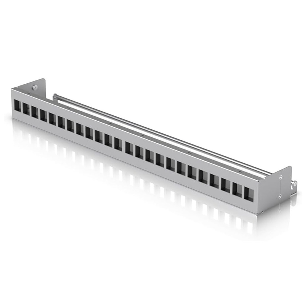 [UACC-Rack-Panel-Patch-Blank-24] Ubiquiti - Patch Panel sin couplers para montaje en rack de 24 Puertos