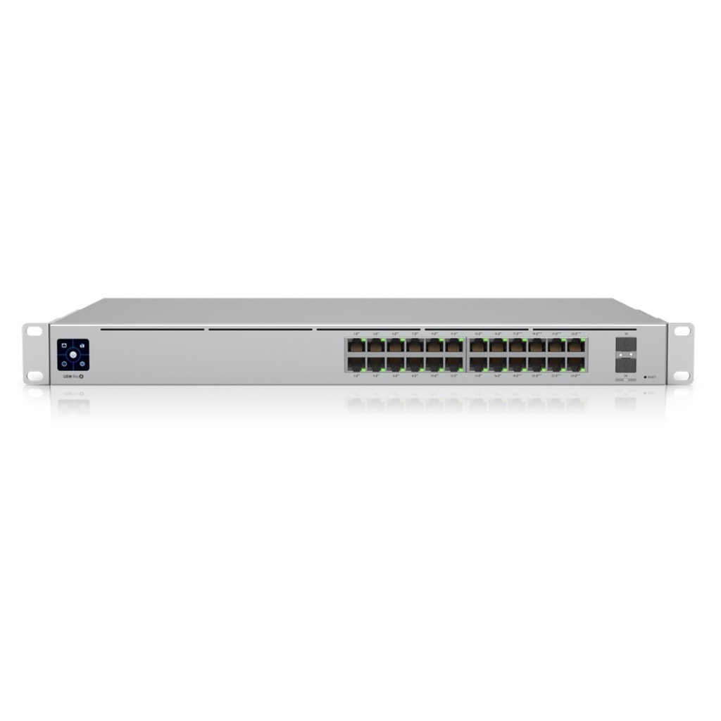 [USW-Pro-24] Ubiquiti - Switch Capa 3 de 24 Puertos Gigabit y 2 Puertos SFP+