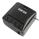 [FVR-3001] Forza - Regulador Automático de Voltaje 110V 3000VA/1500W [4] x NEMA 5-15R + RJ45